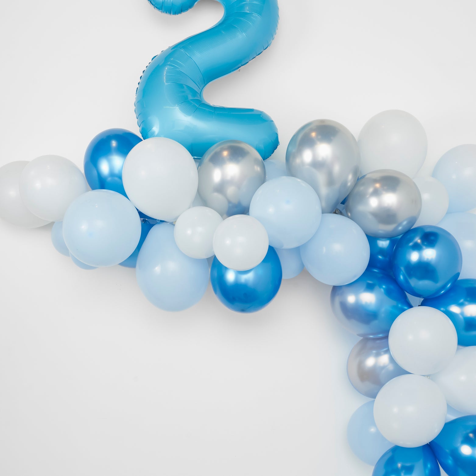 Extra Balloons: 50 Piece Balloon Arch Pack + 40-inch Foil Number Balloon
