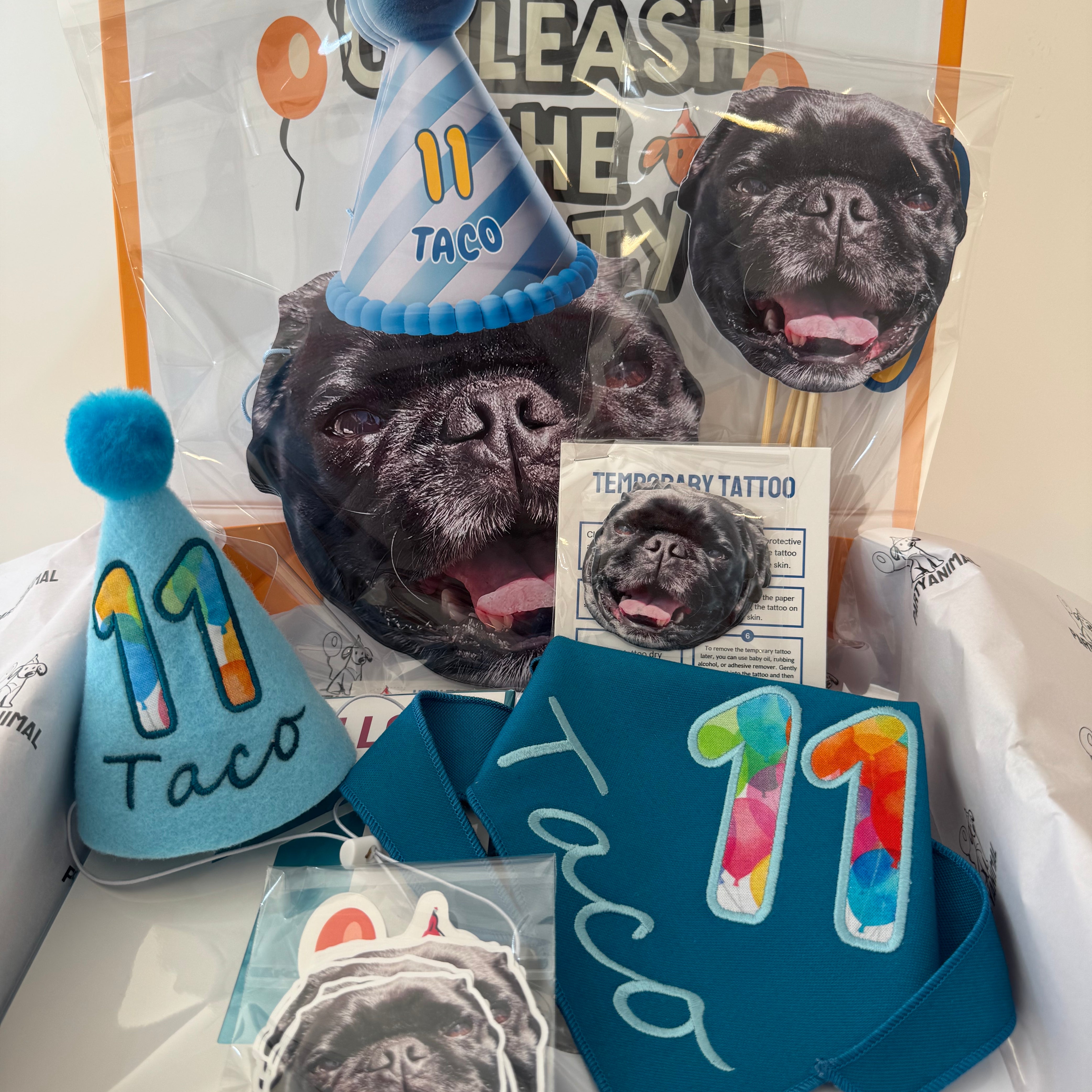 Personalized Dog Party Pack