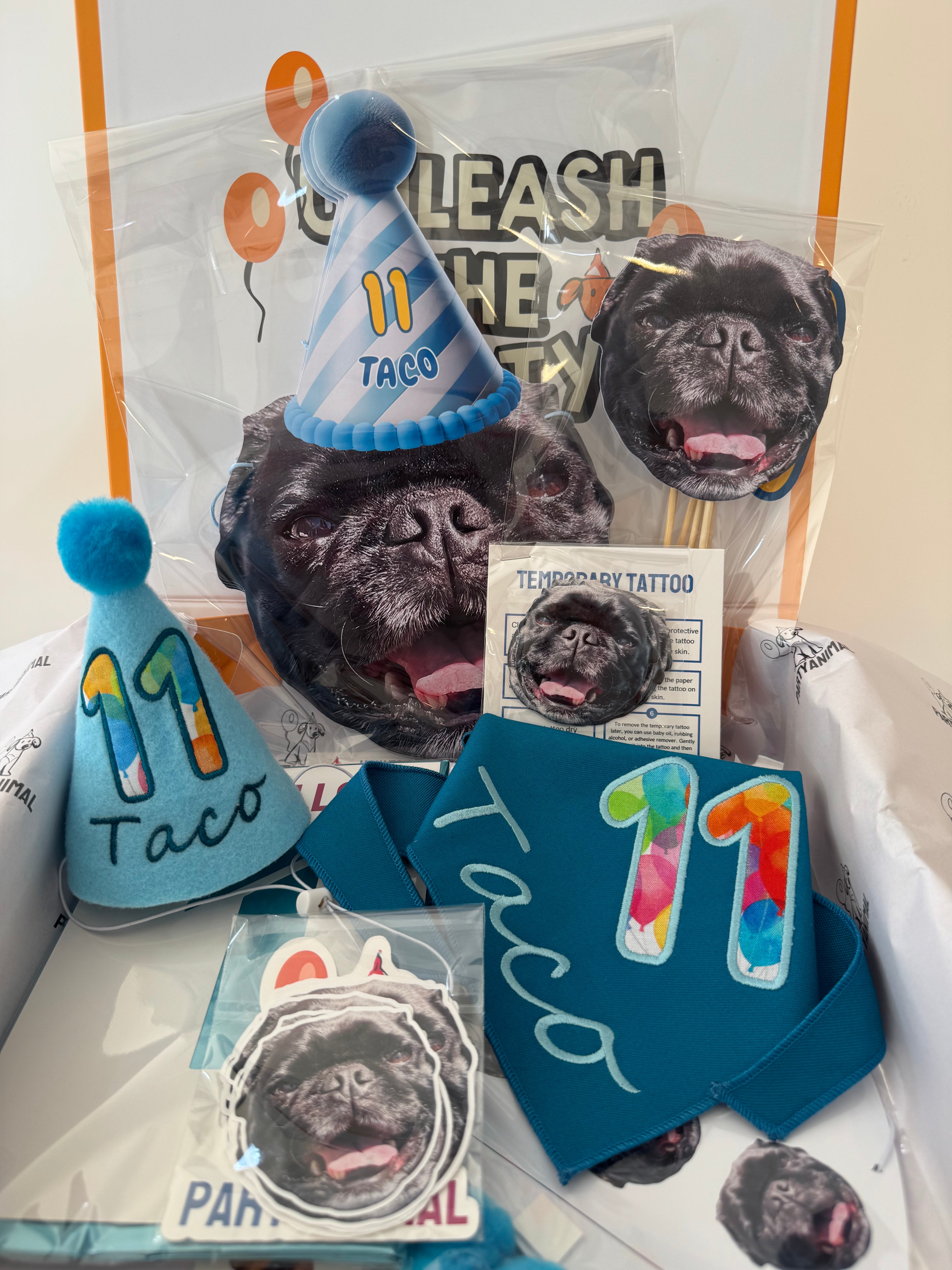 Personalized Dog Party Pack